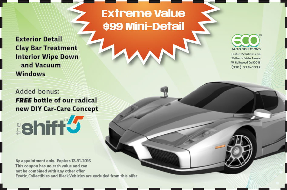 Extreme Value $99 Mini Detail Eco Auto Solutions
